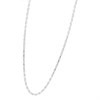 Silver 2mm Wide Diamond Cut Rope Chain - 20in - F9117 Alternative Image