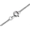 Silver 1mm Wide Diamond Cut Curb Chain - 22in - F9201 Alternative Image