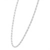 Silver 2mm Wide Diamond Cut Rope Chain - 22in - F9313 Alternative Image