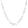 Silver 4mm Wide Curb Chain - 24in - F94003 Alternative Image
