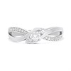 Silver Lab Grown Diamond Ring-37pts - F9712 Alternative Image