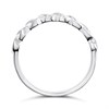 Silver Lab Grown Diamond Woven Ring - F9724 Alternative Image