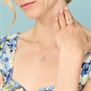 Silver Lab Grown Diamond Tree of Life Necklace - F9816 Alternative Image