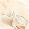 Silver 1/10ct Lab Grown Diamond Round Hoop Earrings - F9819 Alternative Image