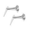 Silver Crystal Andralok Earrings - 3mm - F9910 Alternative Image