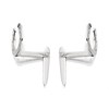 Silver Horseshoe Andralok Earrings - 6mm - F9936 Alternative Image