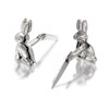 Silver Rabbit Andralok Earrings - 8mm - F9946 Alternative Image