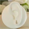 9ct Gold Heart Earrings - 6mm - G0125 Alternative Image