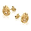 9ct Gold Four Strand Knot Earrings - 9mm - G0131 Alternative Image
