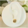 9ct Gold Four Strand Knot Stud Earrings - 9mm - G0138 Alternative Image