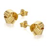 9ct Gold Knot Stud Earrings - 8mm - G0139 Alternative Image