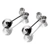 9ct White Gold Ball Stud Earrings - 4mm - G0145 Alternative Image