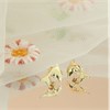 9ct Gold Mini Dolphin Stud Earrings - 10mm - G0148 Alternative Image