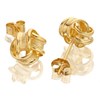 9ct Frosted Gold Ribbon Knot Earrings - 8mm - G0155 Alternative Image