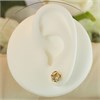 9ct Frosted Gold Ribbon Knot Earrings - 8mm - G0155 Alternative Image