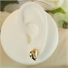 9ct Gold Woven Stud Earrings - 11mm - G0162 Alternative Image