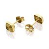 9ct Gold Diamond Cut Square Stud Earrings - 5mm - G0179 Alternative Image