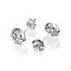 9ct White Gold Knot Stud Earrings - 6mm - G0246 Alternative Image