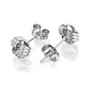 9ct White Gold Knot Stud Earrings - 6mm - G0247 Alternative Image