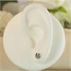 9ct White Gold Knot Stud Earrings - 6mm - G0247 Alternative Image