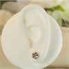9ct White Gold Knot Stud Earrings - 6.5mm - G0248 Alternative Image