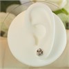 9ct White Gold Knot Stud Earrings - 8mm - G0252 Alternative Image