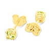 9ct Gold Peridot Stud Earrings - 3mm - G0269 Alternative Image