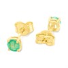 9ct Gold Emerald Stud Earrings - 3mm - G0272 Alternative Image