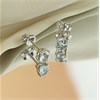 9ct White Gold Aquamarine Stud Earrings - G0279 Alternative Image