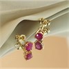 9ct Gold 5x4mm Ruby Stud Earrings - G0290 Alternative Image