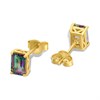 9ct Gold Mystic Topaz Stud Earrings - G0292 Alternative Image