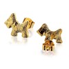 9ct Gold Scottie Dog Stud Earrings - 9mm - G0307 Alternative Image