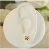 9ct Gold Two Colour Knot Stud Earrings - 6mm - G0413 Alternative Image