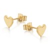 9ct Gold Mini Heart Stud Earrings - 4mm - G0436 Alternative Image