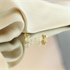 9ct Gold Pear Shaped Opal Stud Earrings - 6mm - G0440 Alternative Image