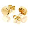 9ct Gold Button Earrings - 5mm - G0448 Alternative Image