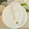 9ct Gold Button Earrings - 5mm - G0448 Alternative Image