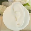 9ct Gold Japanese Akoya Cultured Pearl Stud Earrings - 3.5-4mm - G0475 Alternative Image