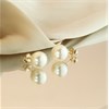 9ct Gold Japanese Akoya Cultured Pearl Stud Earrings - 7.5-8mm - G0481 Alternative Image