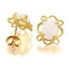 9ct Gold Opal Earrings - 10mm - G0509 Alternative Image