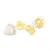 9ct Gold Diamond And Freshwater Pearl Stud Earrings - G0687 Alternative Image