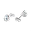 9ct White Gold Aquamarine Stud Earrings - G0688 Alternative Image
