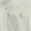 9ct White Gold Aquamarine Stud Earrings - G0689 Alternative Image