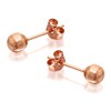 9ct Rose Gold Ball Stud Earrings - 4mm - G0790 Alternative Image