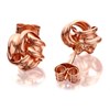9ct Rose Gold Knot Stud Earrings - 8mm - EXCLUSIVE - G0889 Alternative Image