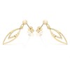 9ct Gold Diamond Cut Drop Earrings - 23mm drop - G1204 Alternative Image