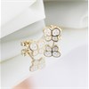 14ct Gold Butterfly Stud Earrings - G1316 Alternative Image