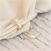 14ct Gold CZ and Mother Of Pearl Earrings - G1320 Alternative Image