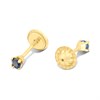 14ct Gold Sapphire Stud Earrings - G1322 Alternative Image