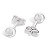 14ct White Gold 4mm Ball Stud Earrings - G1330 Alternative Image